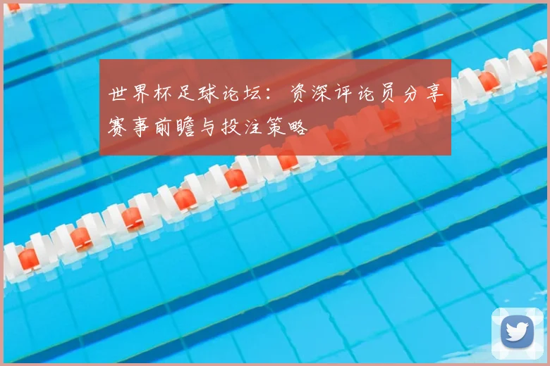 世界杯足球论坛:资深评论员分享赛事前瞻与投注策略
